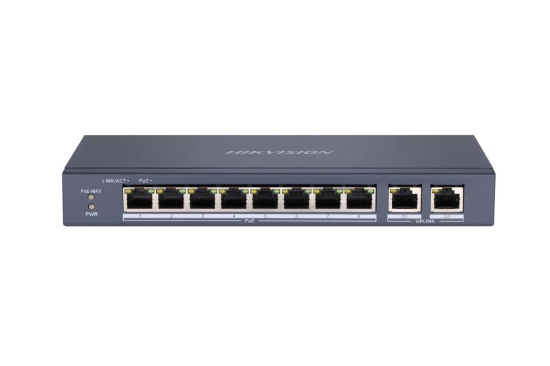 8 Port Fast Ethernet Unmanaged POE Switch - DS-3E0310P-EM