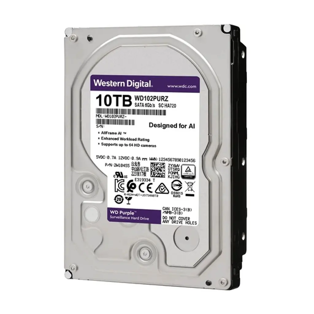 HDD WD Hikvision WD102PURX-78 HDD WD Hikvision WD102PURX-78