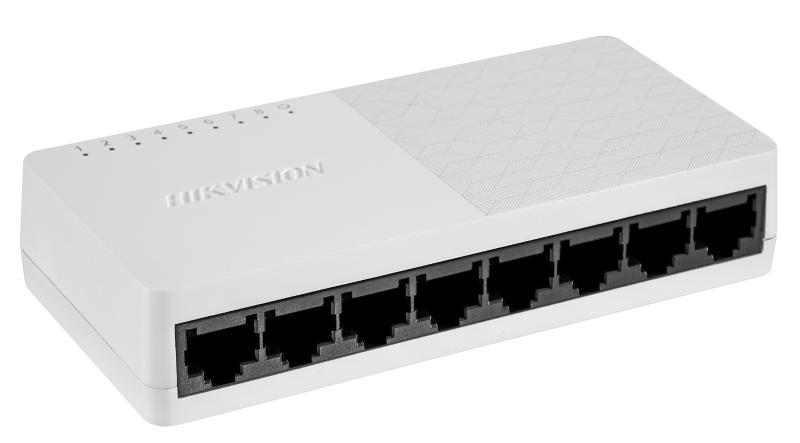 Hikvision DS-3E0108D-O 8-Port Fast Ethernet Plastic Switch - DS-3E0108D-O Hikvision DS-3E0108D-O 8-Port Fast Ethernet Plastic Switch - DS-3E0108D-O